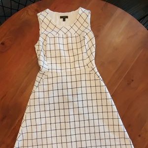 J.Crew A Line Dress Windowpane Tweed sz 4